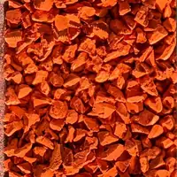 Grano de caucho EPDM Orange (FLOR102)